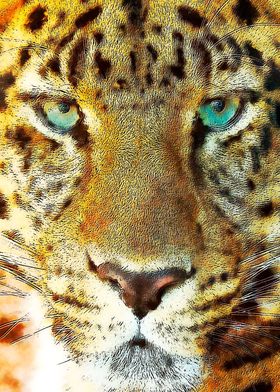 Leopard painting 