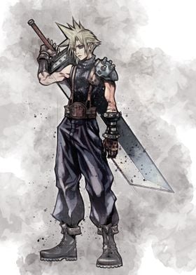 Sketch - Final Fantasy 7 - Cloud