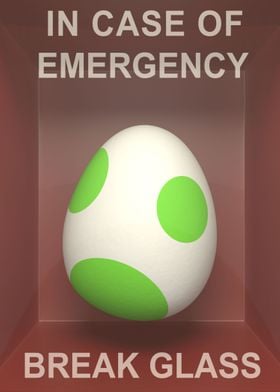 In case of emergency... Yoshi's egg!