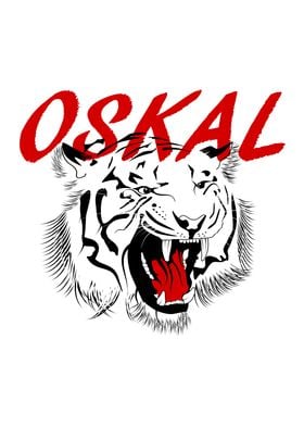 Oskal Tiger Russian Prison Tattoo