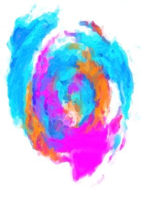 psychedelic splash painting abstract texture in bl