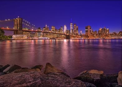 New York City at night