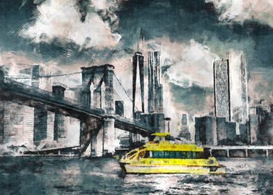 New York City sketch by J.P. Voodoo
