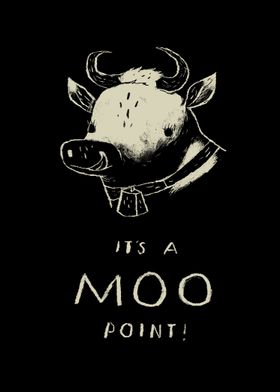 its a moo point!