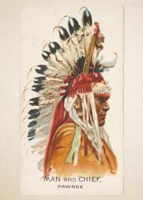 Man and Chief, Pawnee