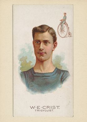 W.E. Crist, Tricyclist