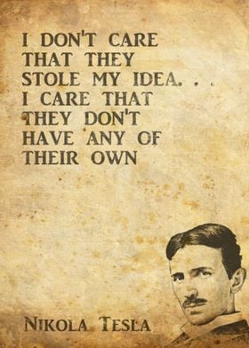 A Nikola Tesla quote