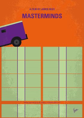 No851 My Masterminds minimal movie poster