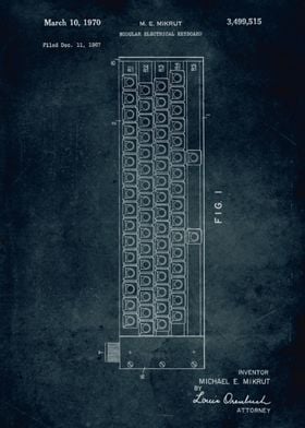 No317 - 1967 - Modular electrical keyboard