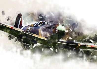Supermarine Spitfire Painting