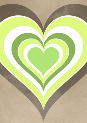 Heart lightgreen