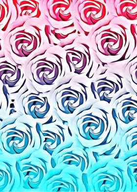 blooming rose pattern texture abstract background 