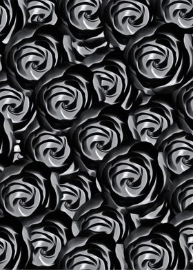 blooming rose pattern texture abstract background 