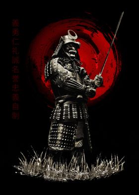 Bushido Samurai Standing Strong