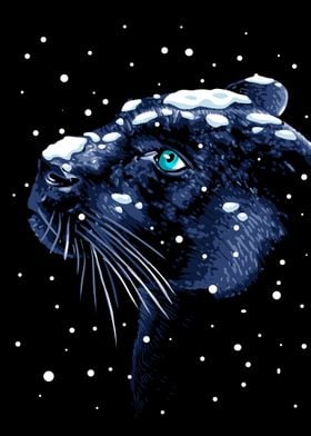 Snowing Panther