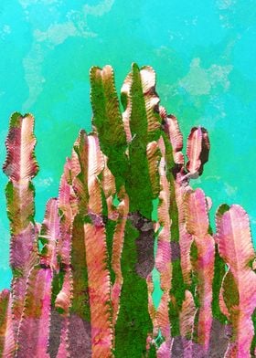 Stand Tall Cactus Collage