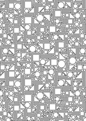 Geometric maze (white)
