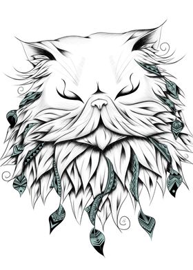 Poetic Persian Cat
