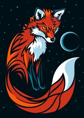 Tribal tail fox