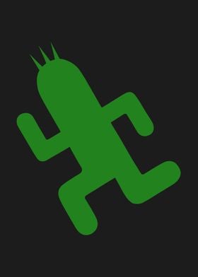 Cactuar - minimalist portrait