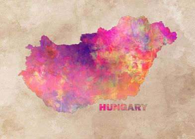 Hungary map