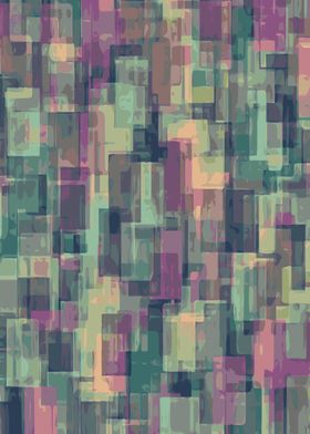 psychedelic geometric square pattern abstract in p