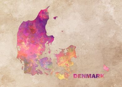 Denmark map