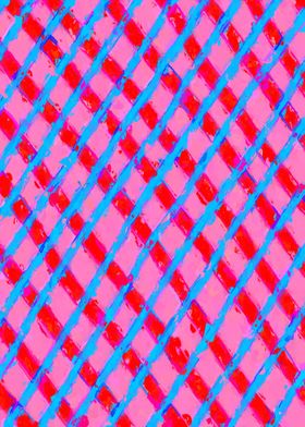 line pattern painting abstract background in pink 