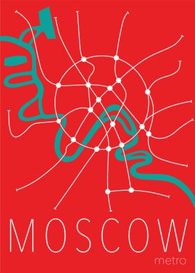 Moscow Metro map