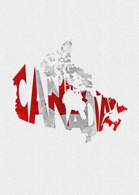 Canada Map Flag