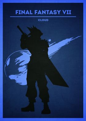 Cloud - Minimalist portrait