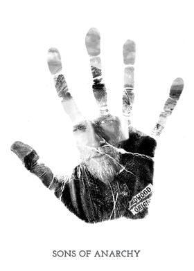Hand Print Art - Sons of Anarchy