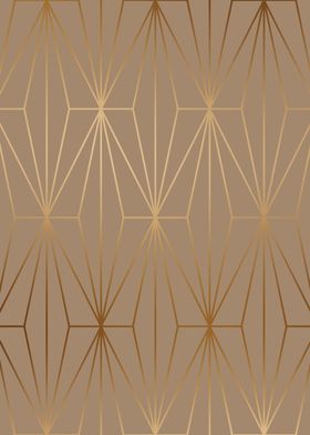 ELEGANT GOLD DIAMOND PATTERN I