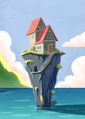 lonely house island 