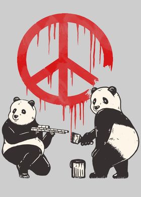 Peace Sign Pandalism