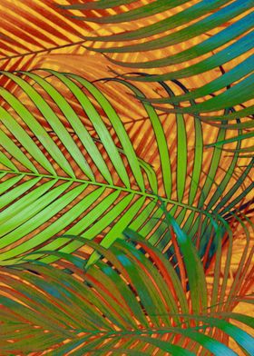 TROPICAL LEAVES POP-ART no2