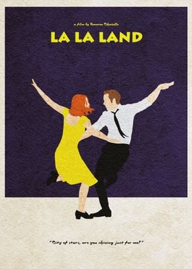 La La Land Minimal Poster