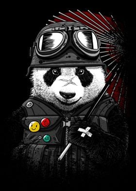 Soldier bear Panda