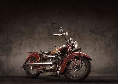 Vintage American motorcycle "INDIAN FOUR"
