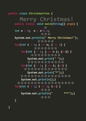 Christmas Tree Algorithm in Java