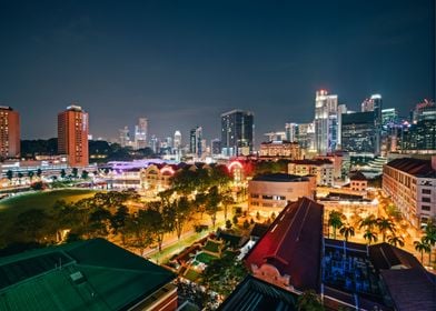 Singapore by night