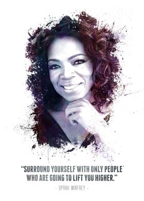 The Legendary Oprah Winfrey and her quote.