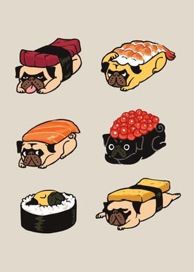 Sushi Pug