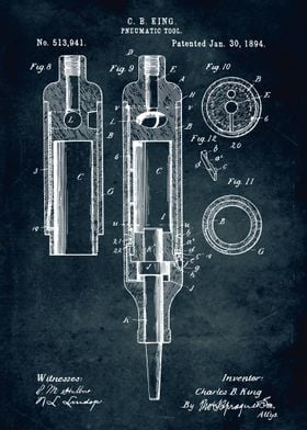 No328 - 1894 - Pneumatic tool