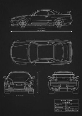Nissan Skyline Blueprint