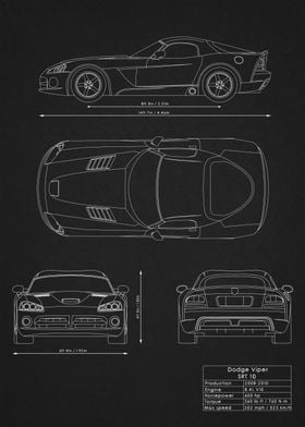 Dodge Viper Blueprint