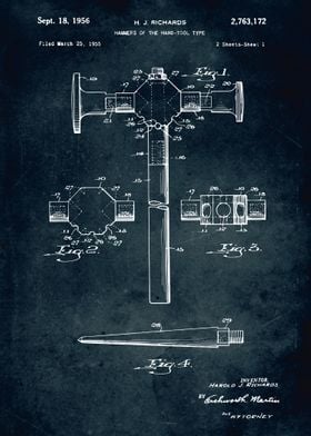 No336 - 1955 - Hammers of the hand-tool type