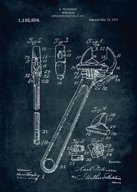 No337 - 1915 - Wrench - K. Peterson