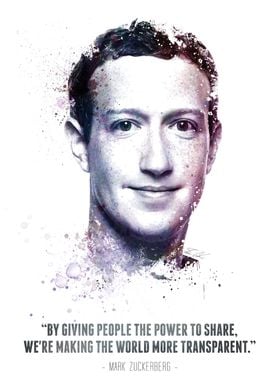 The Legendary Mark Zuckerberg and his quote.