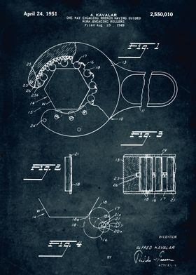 No346 - 1949 - One-way engaging wrench